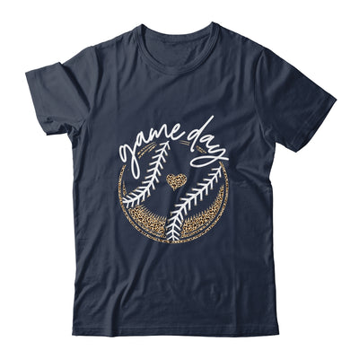 Game Day Baseball Life Softball Life Mom Leopard Shirt & Tank Top | siriusteestore