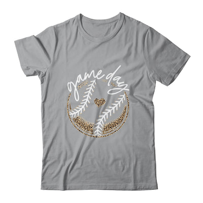 Game Day Baseball Life Softball Life Mom Leopard Shirt & Tank Top | siriusteestore