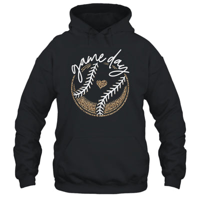 Game Day Baseball Life Softball Life Mom Leopard Shirt & Tank Top | siriusteestore