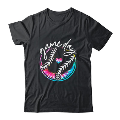 Game Day Baseball Life Softball Life Mom Tie Dye Shirt & Tank Top | siriusteestore