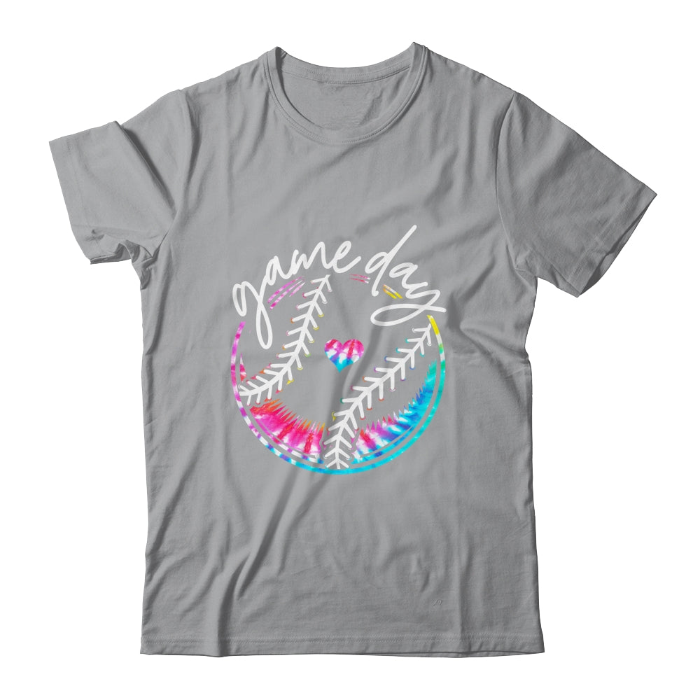 Game Day Baseball Life Softball Life Mom Tie Dye Shirt & Tank Top | siriusteestore