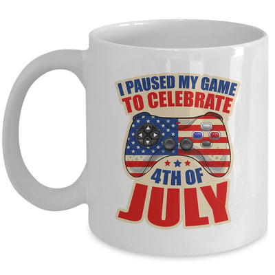 Gamer 4th Of July American Flag Gaming Lover Boys Girls Teen Mug | siriusteestore