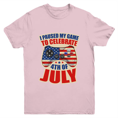Gamer 4th Of July American Flag Gaming Lover Boys Girls Teen Youth Shirt | siriusteestore