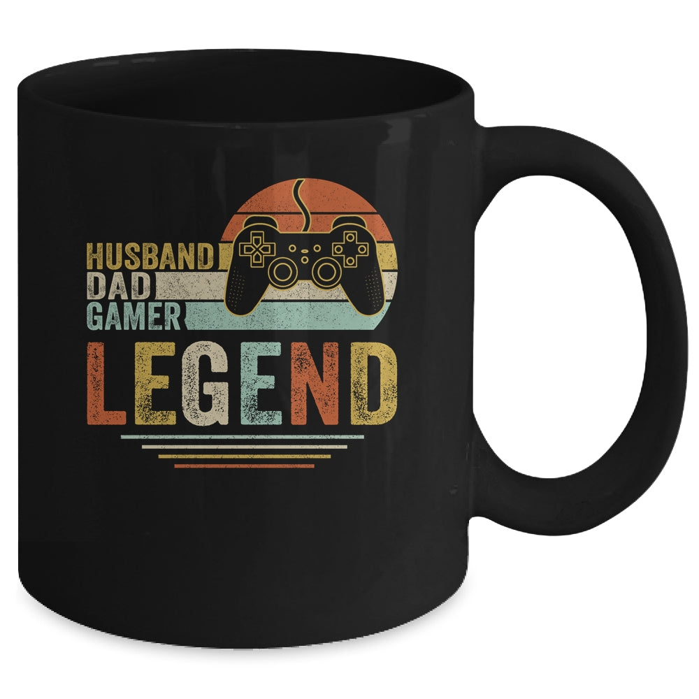 Gamer Dad Funny Husband Dad Video Game Legend Father's Day Mug | siriusteestore