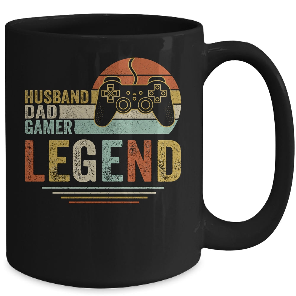 Gamer Dad Funny Husband Dad Video Game Legend Father's Day Mug | siriusteestore