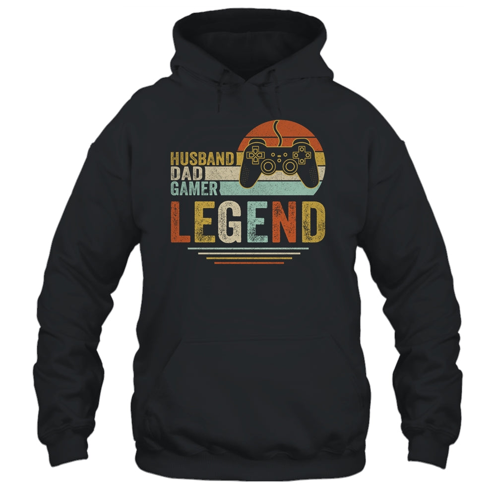 Gamer Dad Funny Husband Dad Video Game Legend Father's Day Shirt & Hoodie | siriusteestore