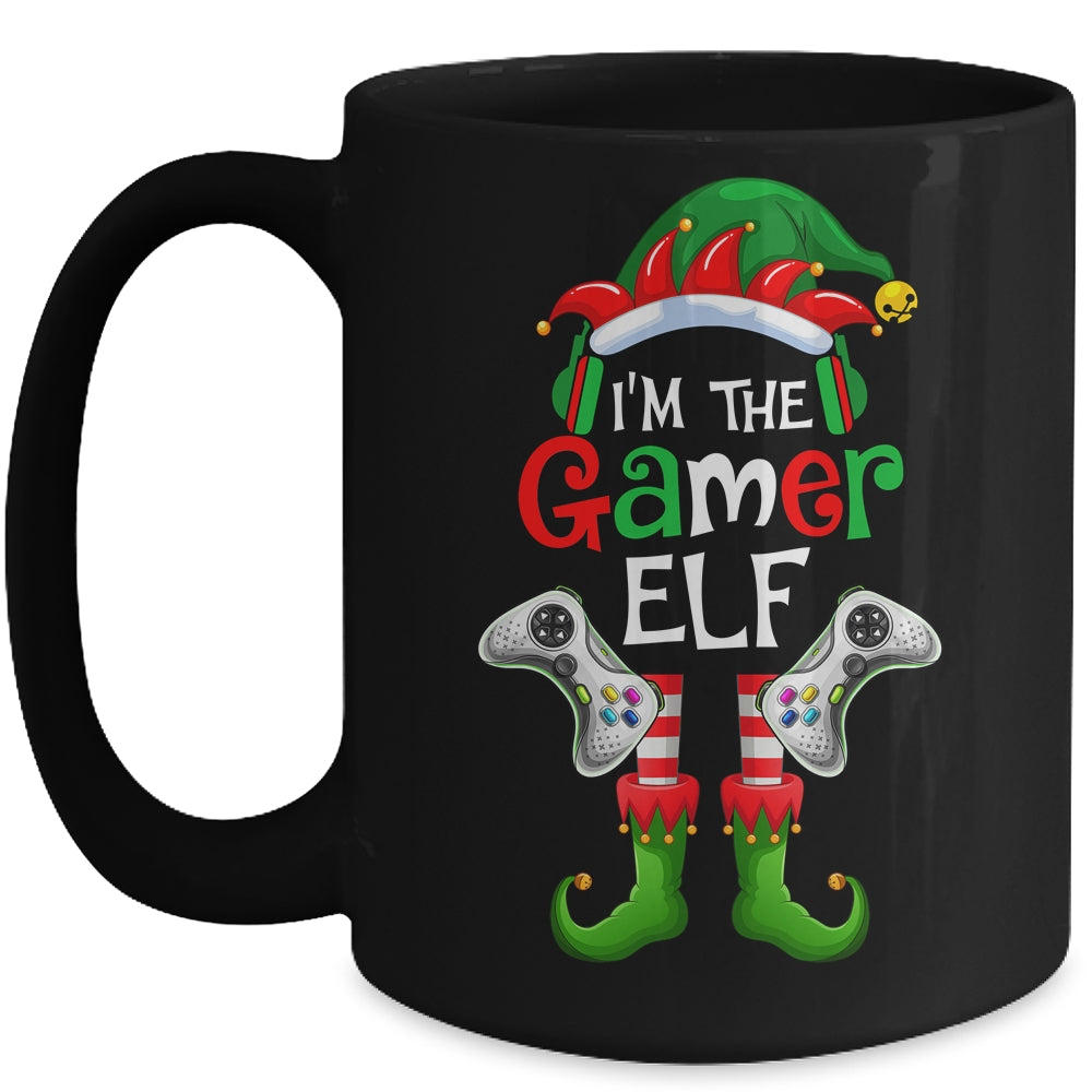 Gamer Elf Matching Family Christmas Funny I'm The Gaming Elf Mug | siriusteestore