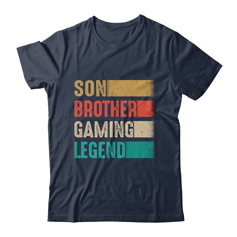 Gamer Gifts For Boys Son Brother Gaming Legend Christmas Shirt & Hoodie | siriusteestore
