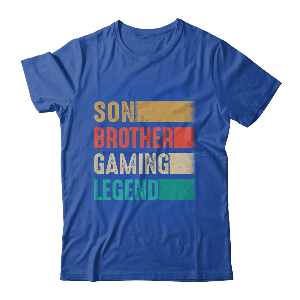Gamer Gifts For Boys Son Brother Gaming Legend Christmas Shirt & Hoodie | siriusteestore