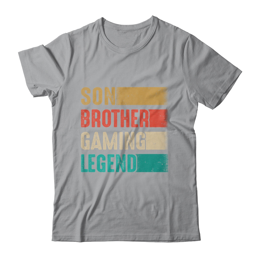 Gamer Gifts For Boys Son Brother Gaming Legend Christmas Shirt & Hoodie | siriusteestore