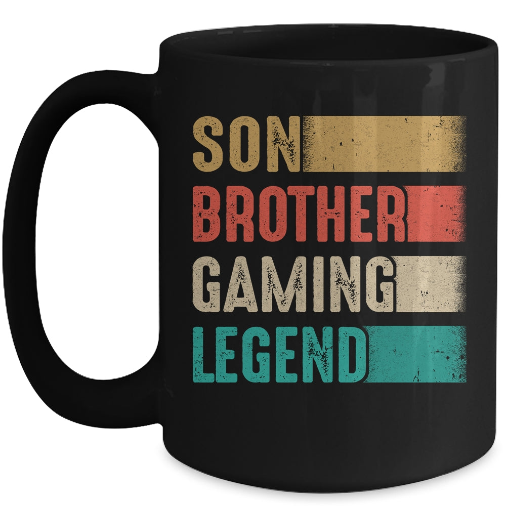 Gamer Gifts For Boys Son Brother Gaming Legend Christmas Mug | siriusteestore