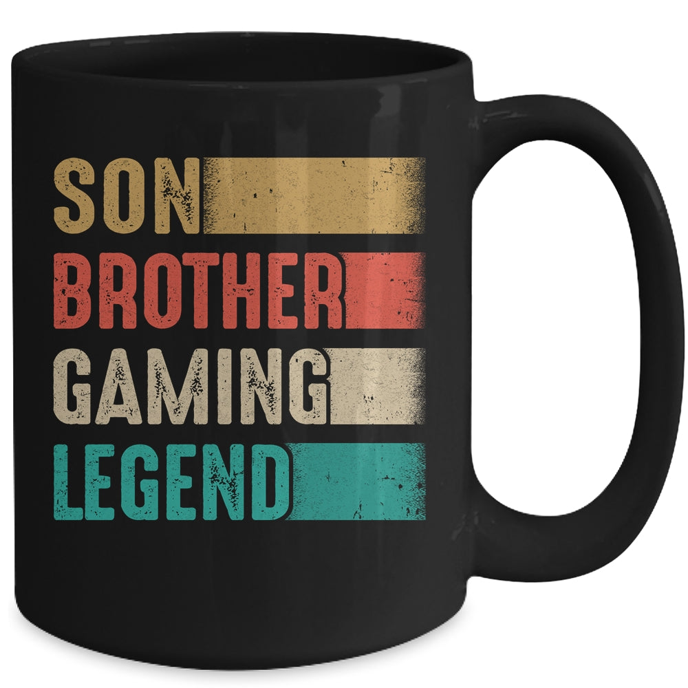 Gamer Gifts For Boys Son Brother Gaming Legend Christmas Mug | siriusteestore