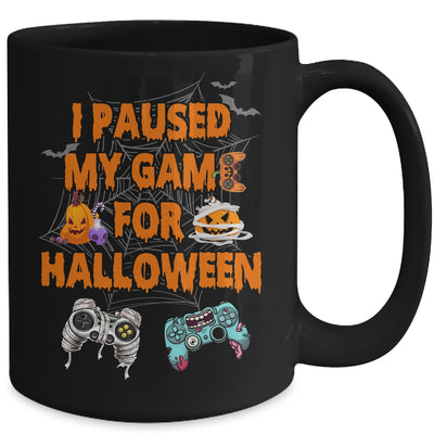 Gaming I Paused My Game For Halloween Funny Gamer Boys Mug | siriusteestore