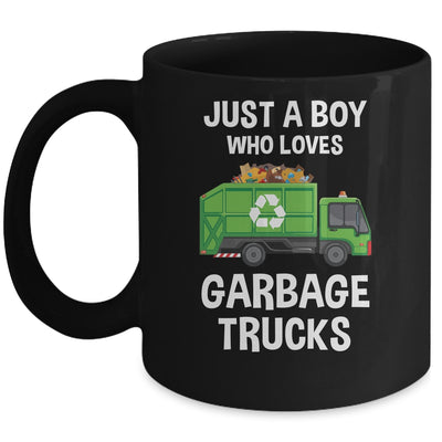 Garbage Truck Just A Boy Who Loves Garbage Trucks Mug | siriusteestore