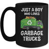 Garbage Truck Just A Boy Who Loves Garbage Trucks Mug | siriusteestore