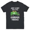 Garbage Truck Just A Boy Who Loves Garbage Trucks Youth Shirt | siriusteestore