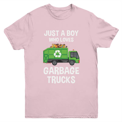 Garbage Truck Just A Boy Who Loves Garbage Trucks Youth Shirt | siriusteestore