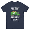 Garbage Truck Just A Boy Who Loves Garbage Trucks Youth Shirt | siriusteestore