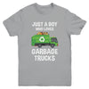 Garbage Truck Just A Boy Who Loves Garbage Trucks Youth Shirt | siriusteestore