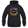 Gay Pride Free Mom Hugs Sunflower Leopard Rainbow LGBT Shirt & Tank Top | siriusteestore
