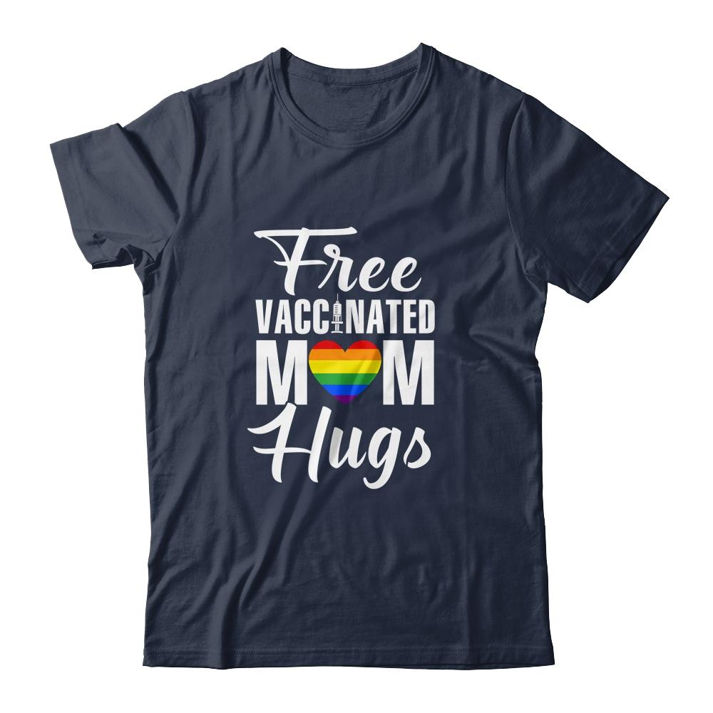 Gay Pride Vaccinated LGBT Lesbian LGBTQ Proud Mom Shirt & Tank Top | Siriustee.com