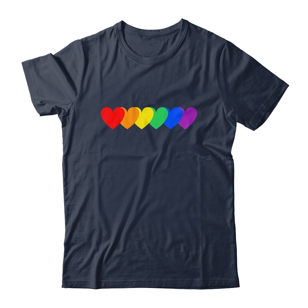 Gay Rainbow Pride Heart Flag LGBTQ Equality Matching Shirt & Tank Top | siriusteestore