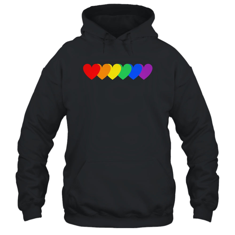 Gay Rainbow Pride Heart Flag LGBTQ Equality Matching Shirt & Tank Top | siriusteestore