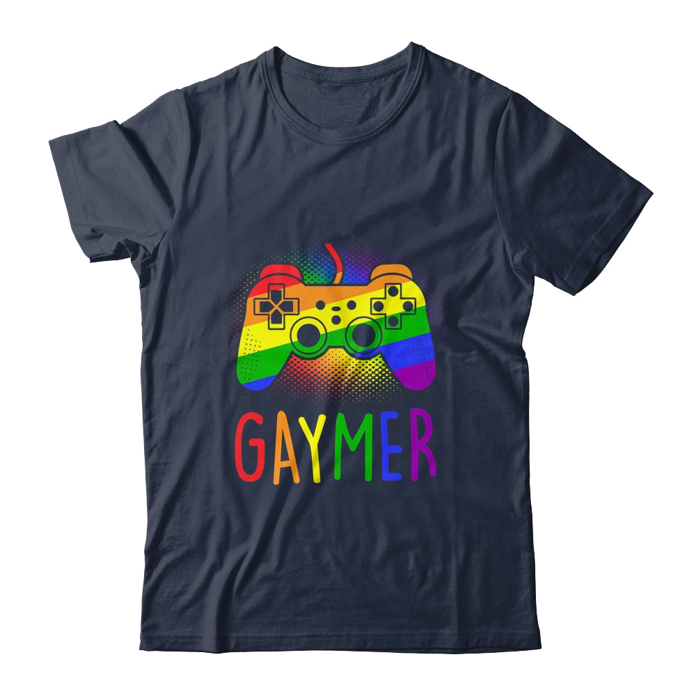 Gaymer Gay Pride Flag LGBT Gamer LGBTQ Gaming Gamepad Shirt & Hoodie | siriusteestore