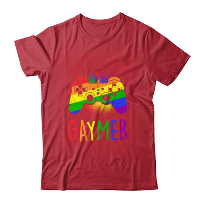 Gaymer Gay Pride Flag LGBT Gamer LGBTQ Gaming Gamepad Shirt & Hoodie | siriusteestore
