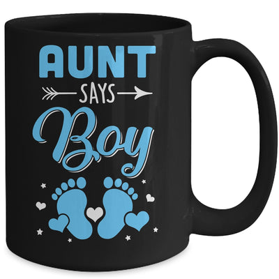 Gender Reveal For Aunt Says Boy Matching Family Set Party Mug | siriusteestore