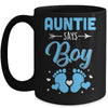 Gender Reveal For Auntie Says Boy Matching Family Set Party Mug | siriusteestore