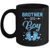 Gender Reveal For Brother Says Boy Matching Family Set Party Mug | siriusteestore