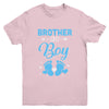 Gender Reveal For Brother Says Boy Matching Family Set Party Youth Shirt | siriusteestore