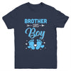 Gender Reveal For Brother Says Boy Matching Family Set Party Youth Shirt | siriusteestore