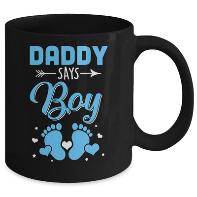 Gender Reveal For Daddy Says Boy Matching Family Set Party Mug | siriusteestore