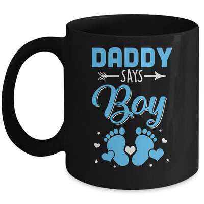 Gender Reveal For Daddy Says Boy Matching Family Set Party Mug | siriusteestore