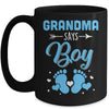 Gender Reveal For Grandma Says Boy Matching Family Set Party Mug | siriusteestore