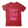 Gender Reveal For Grandpa Says Girl Matching Family Set Party Shirt & Hoodie | siriusteestore