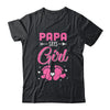 Gender Reveal For Papa Says Girl Matching Family Set Party Shirt & Hoodie | siriusteestore