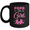 Gender Reveal For Papa Says Girl Matching Family Set Party Mug | siriusteestore
