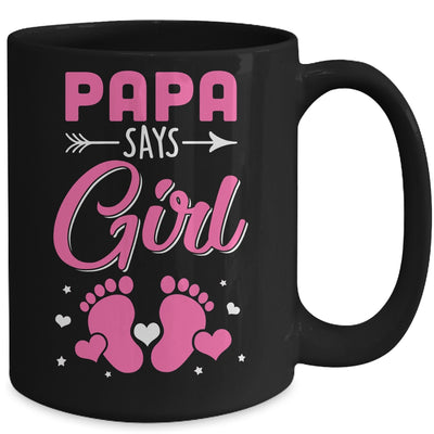 Gender Reveal For Papa Says Girl Matching Family Set Party Mug | siriusteestore