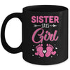 Gender Reveal For Sister Says Girl Matching Family Set Party Mug | siriusteestore