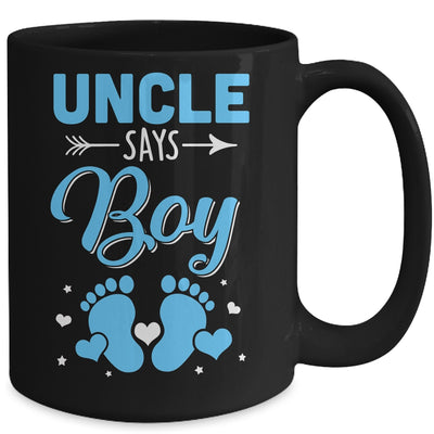 Gender Reveal For Uncle Says Boy Matching Family Set Party Mug | siriusteestore