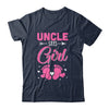 Gender Reveal For Uncle Says Girl Matching Family Set Party Shirt & Hoodie | siriusteestore