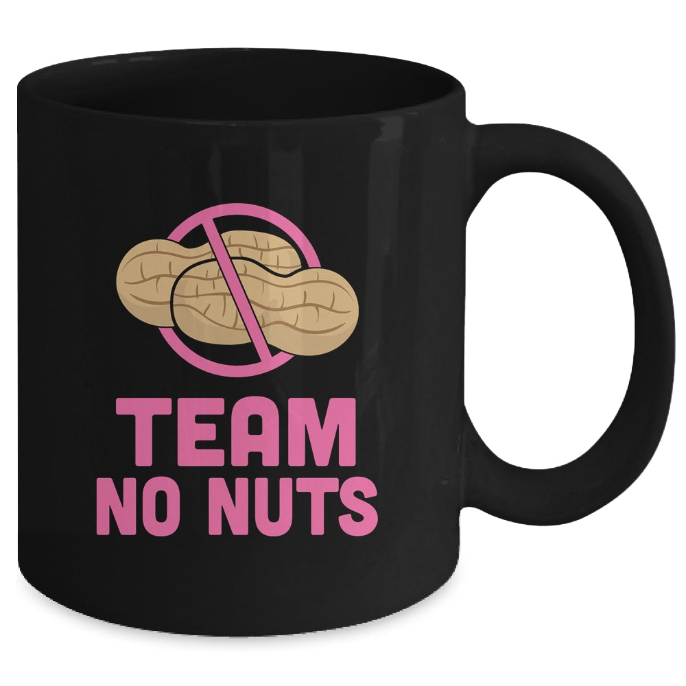 Gender Reveal Team No Nuts Girl Matching Family Party Mug | siriusteestore