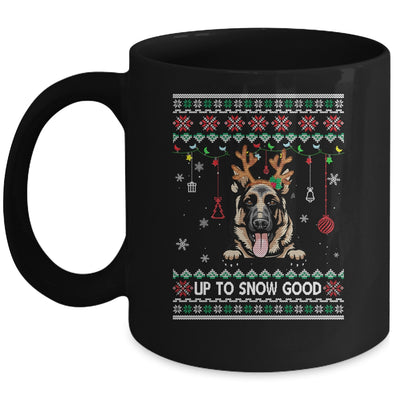 German Shepherd Dog Reindeer Ugly Christmas Xmas Mug | siriusteestore