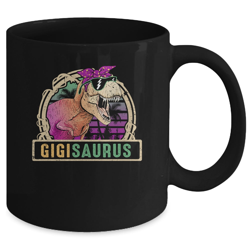 Gigi Saurus Gigisaurus T Rex Dinosaur Family Matching Mug | siriusteestore