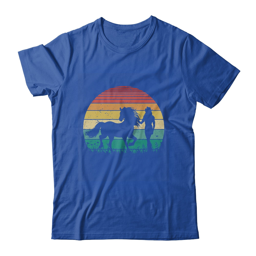 Girl Horse Riding Vintage Cowgirl Texas Ranch Shirt & Tank Top | siriusteestore