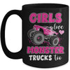 Girls Love Monster Trucks Too Cute Girls Monster Truck Mug | siriusteestore