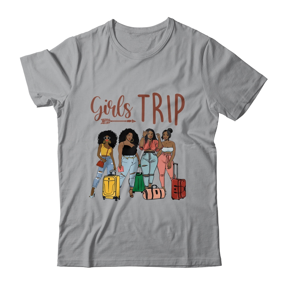 Girls Trip Black Women Queen Melanin African American Pride Shirt & Tank Top | siriusteestore